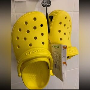 Brand New Yellow Crocs